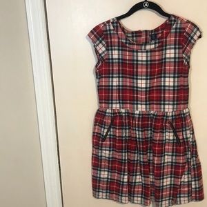 Plaid Red Dress